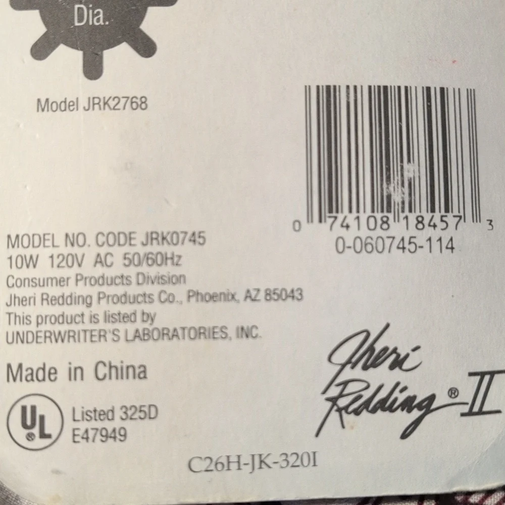 Vintage Jheri‎ Redding II 5/8 Speed Curl Curling Iron NEW In Package